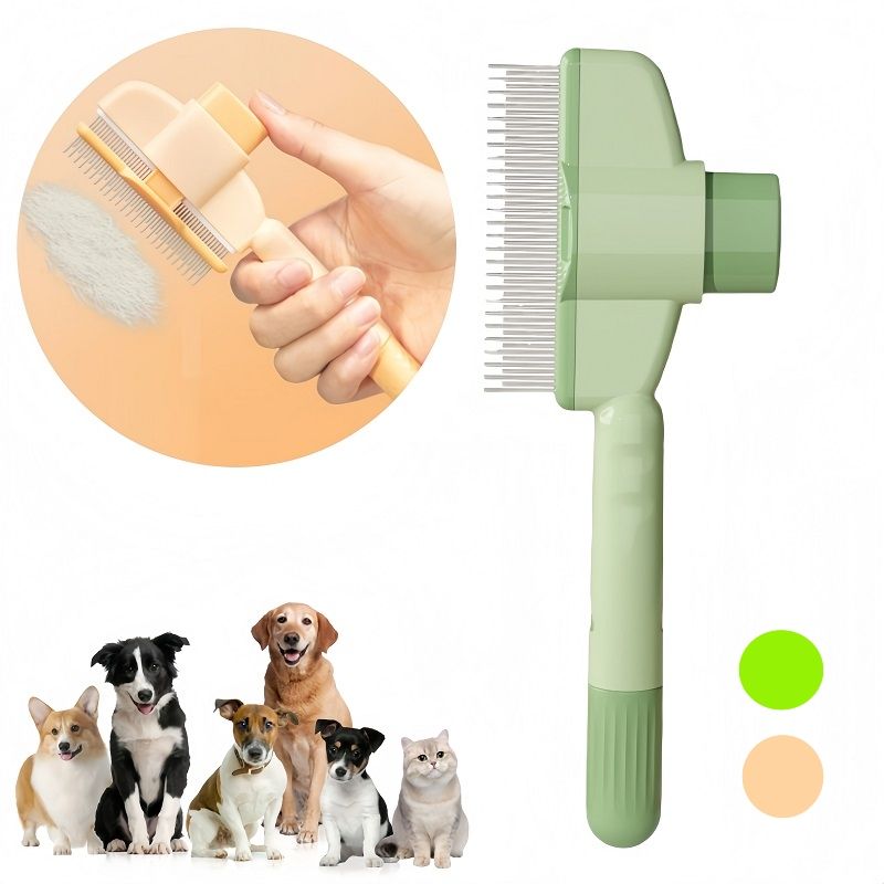 Pettine di plastica per rimuovere il pelo di cani e gatti di PawParty Store_voghion.com