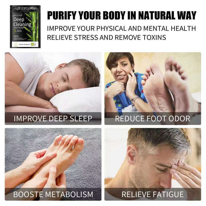South Moon Deep Cleansing Foot Patch Moisturizing Foot Care Relieving Stress Natural Foot Detoxification_voghion.com