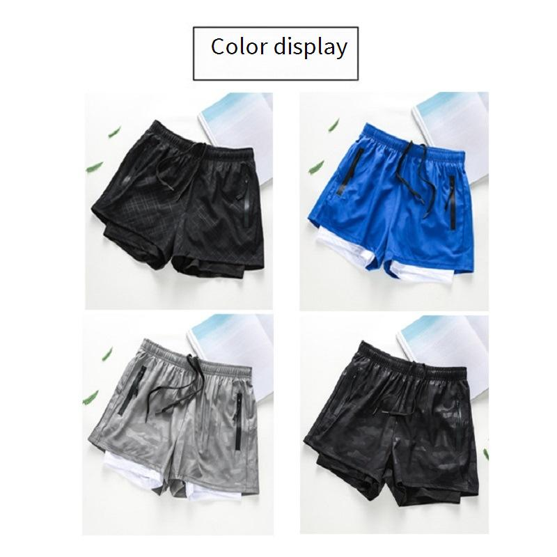 Pantaloncini da basket 2 in 1 ad asciugatura rapida da uomo - Pantaloncini da corsa traspiranti da 5 pollici con fodera interna (vestibilità atletica leggera e traspirante)_voghion.com