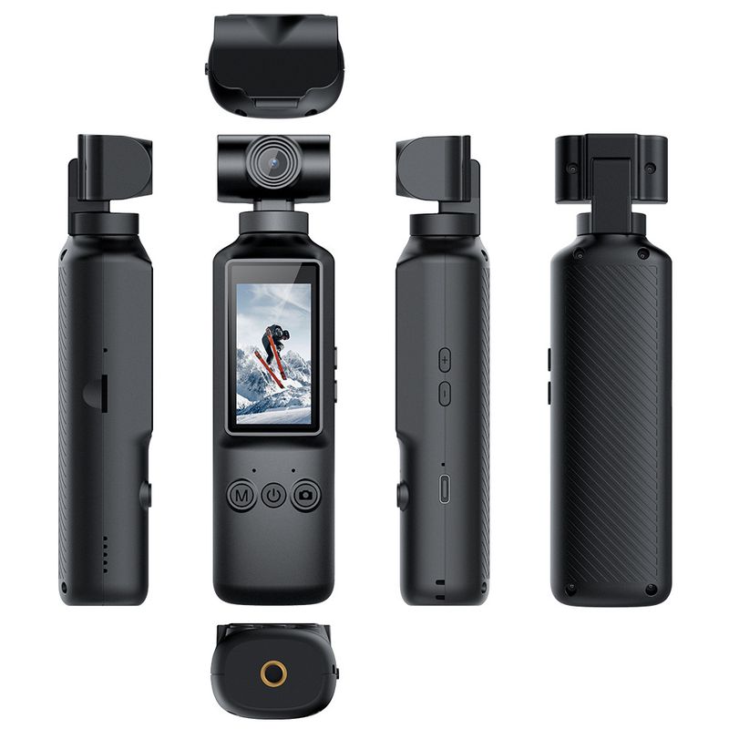 New 4K HD Handheld Sports With WIFI Rotatable Outdoor Camera Mini Law Enforcement Recorder_voghion.com