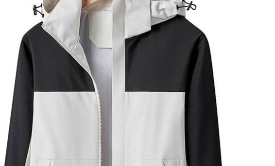 Giacca a vento unisex impermeabile con cappuccio – Giacca leggera da esterno per escursionismo e abbigliamento urbano, impermeabile traspirante con polsini regolabili_voghion.com