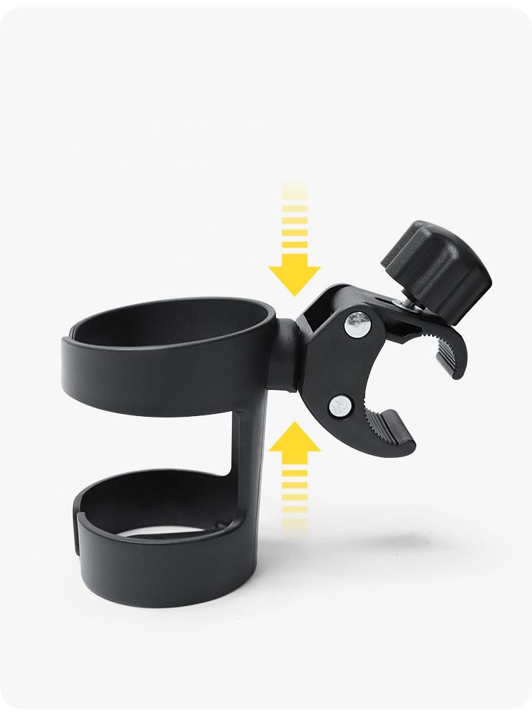 Soporte para vasos de agua para cochecito ajustable de 360 grados, soporte para botellas de agua para coche, paraguas para niños, soporte para vasos para bebidas para sillas de ruedas para bebés y niños pequeños_voghion.com