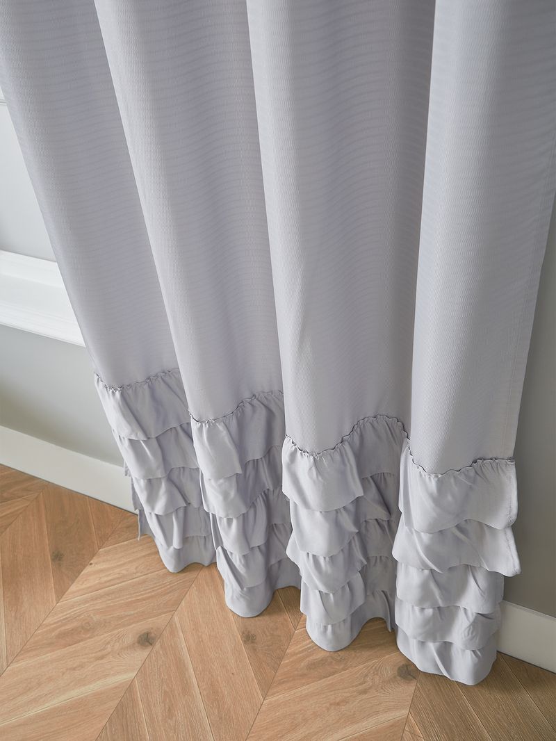 Cortinas semitransparentes modernas – cortinas de poliéster com babados para sala de estar (forro 100% blackout opcional, sem necessidade de furação, branco/prata/verde)_voghion.com