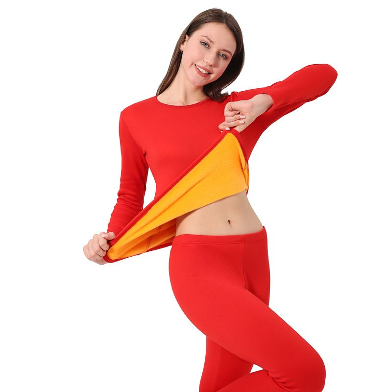 K Golden Fluff Warm Round Neck Sweater With Thickening For Women Plus Size Autumn Clothes_voghion.com