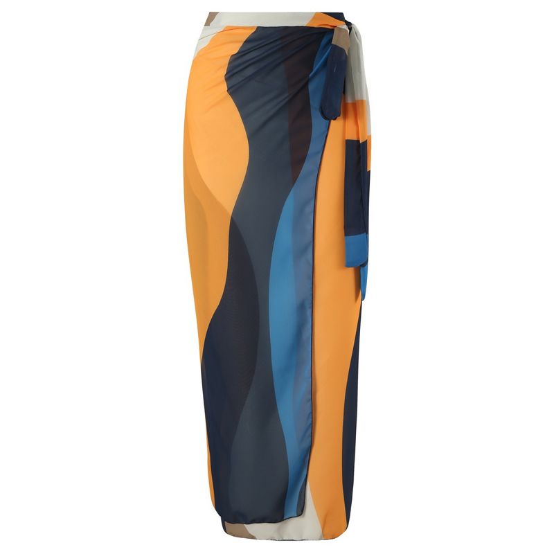 bikini jupe de plage robe portefeuille en mousseline maillot de bain spa_voghion.com