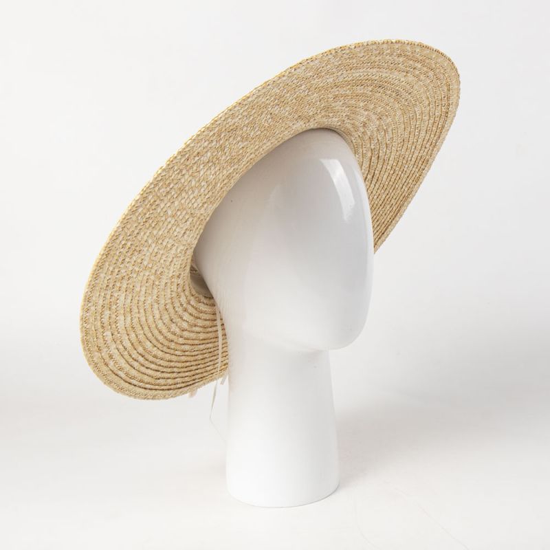 Mode Vrouwen Zon Brede Rand Geen Top Reis Strand Hoed Parels Band Vizier Zomer Hoeden_voghion.com