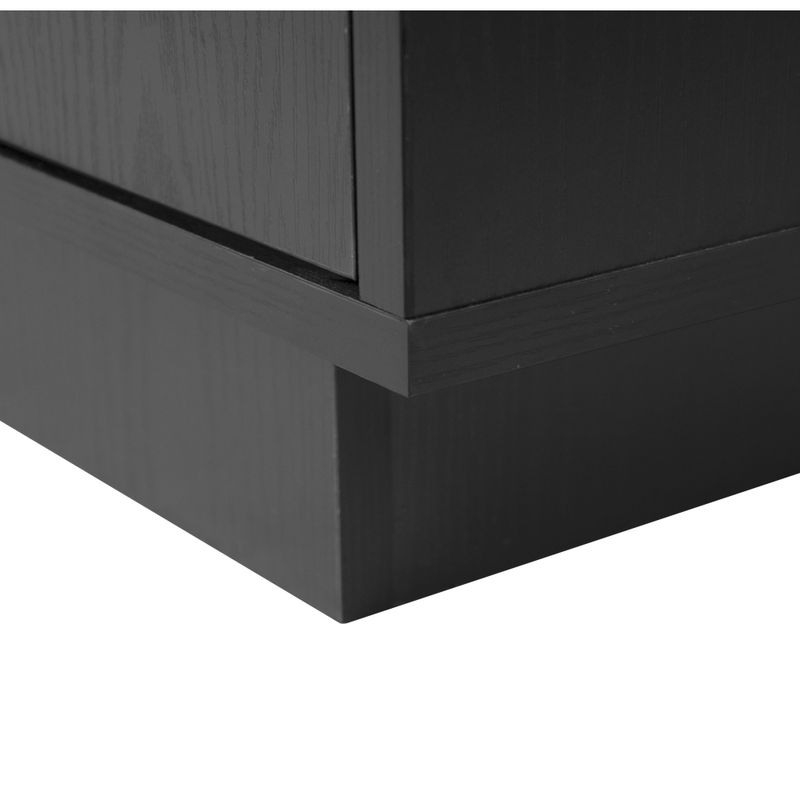 Weißer Doppeltür-Schrank, Mit Bogenelementen, Länge 80 Cm, Geeignet Für Schlafzimmer, Arbeitszimmer, Wohnzimmer Und Andere Räume(79x35x80)_voghion.com