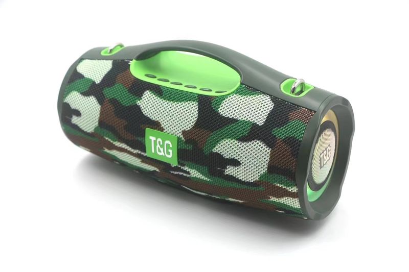 Tragbares TG437 Bluetooth mit Riemen und buntem LED-Licht, 20 W Doppellautsprecher, TWS-Subwoofer-Soundsystem_voghion.com