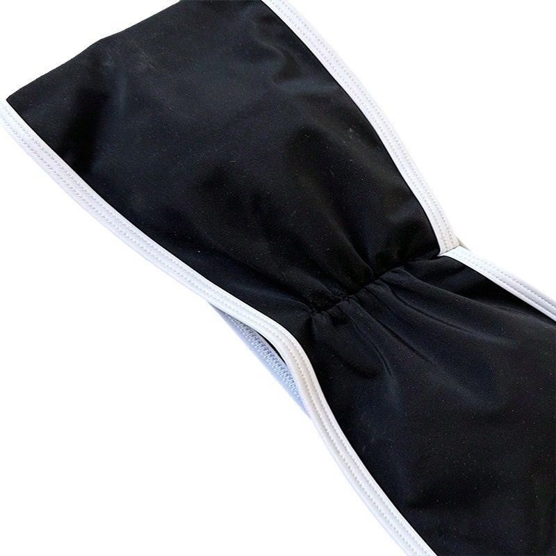 2024 Nieuwe stijl badpak, strapless ruches driehoek strand hotspring bikini badmode_voghion.com