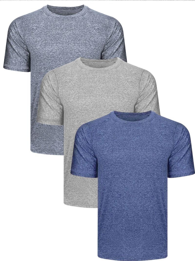 Maglietta da uomo a maniche corte con scollo tondo ad asciugatura rapida, abbigliamento da allenamento per basket, corsa, sport e fitness_voghion.com