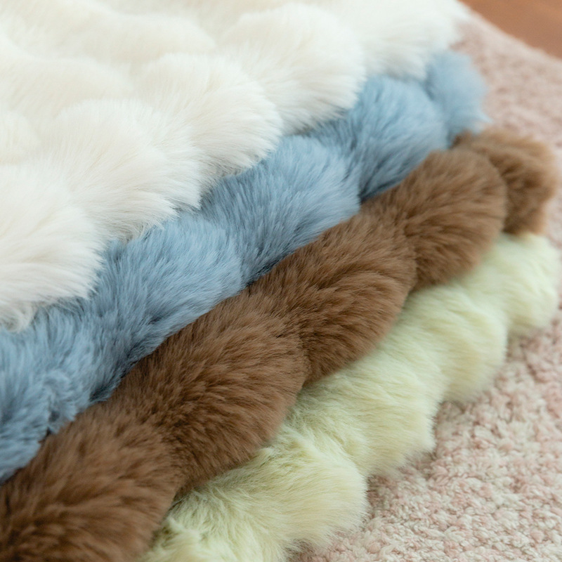 Kaninchen-Plüsch-Warmkissen, Winter-Stuhlkissen, Büro-Langsitz-Furzkissen, Esszimmerstuhl-Hockerkissen, Gesäßkissen, Stuhlkissen_voghion.com
