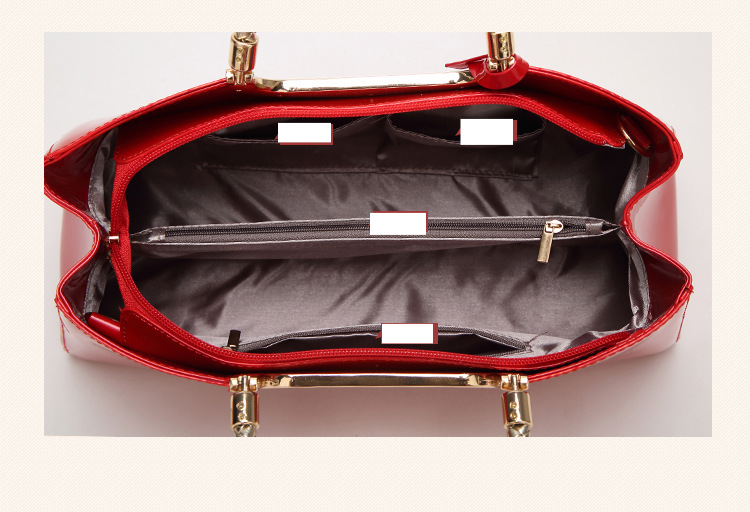 Women's Handbag Crossbody Bag Fashion Light Rubber Leather Handbag For Women Single Shoulder Wedding Bag Bridal Bag Banquet Bag_voghion.com