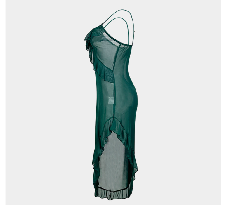 Ropa interior y ropa de dormir nueva lencería sexy de varios colores con tirantes y malla transparente, camisón para mujer, ropa de hogar 636_voghion.com