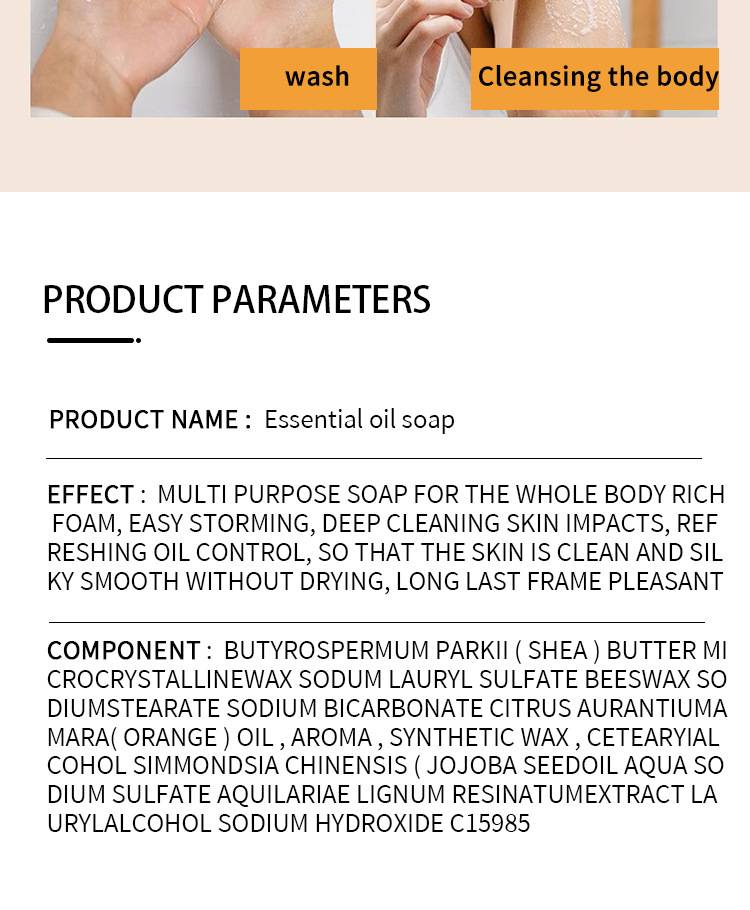 Der.J Essential Oil Handmade Soap - Plant - Extracted Cleansing & Bathing Soap_voghion.com