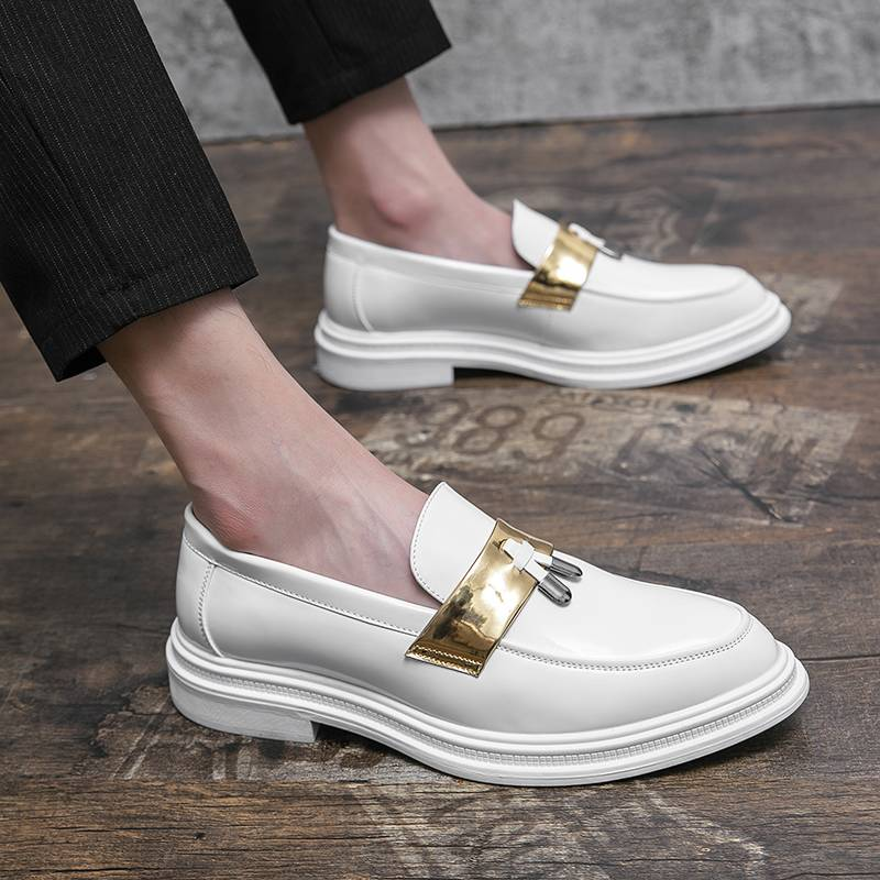 Shoes For Men Dress British Business Party Slip On Black Point Toe Fashion Casual Formal Suit Handmade Men Shoes_voghion.com