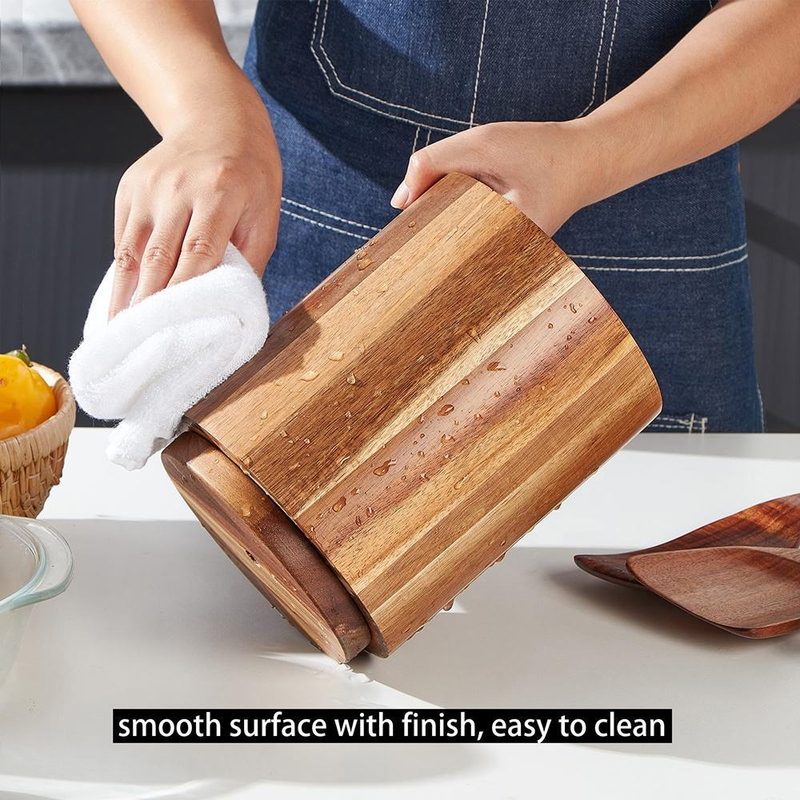 Moderno organizer da scrivania in legno con divisori regolabili - Scatola portaoggetti multiuso per ufficio e casa - Compatto ed elegante_voghion.com