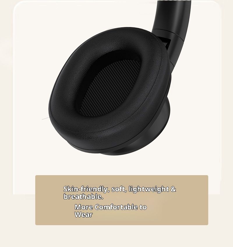 Bluetooth-Kopfhörer mit 30 Stunden Akkulaufzeit, leichten Ohrpolstern aus Memory-Schaum und faltbarem Design_voghion.com