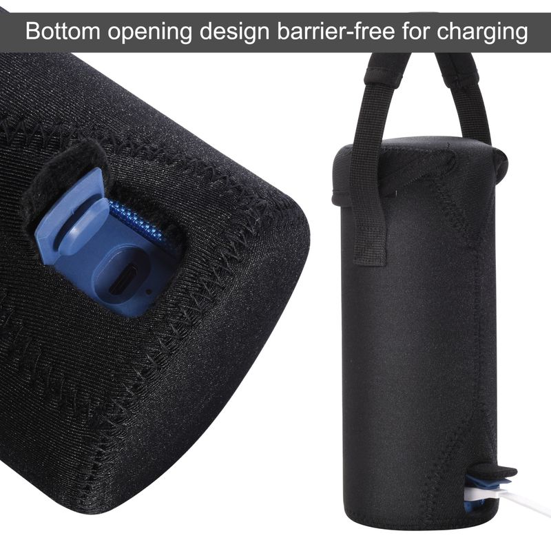For UE Boom 3 Neoprene Speaker Bag Portable Velvet Lining Protective Cover_voghion.com