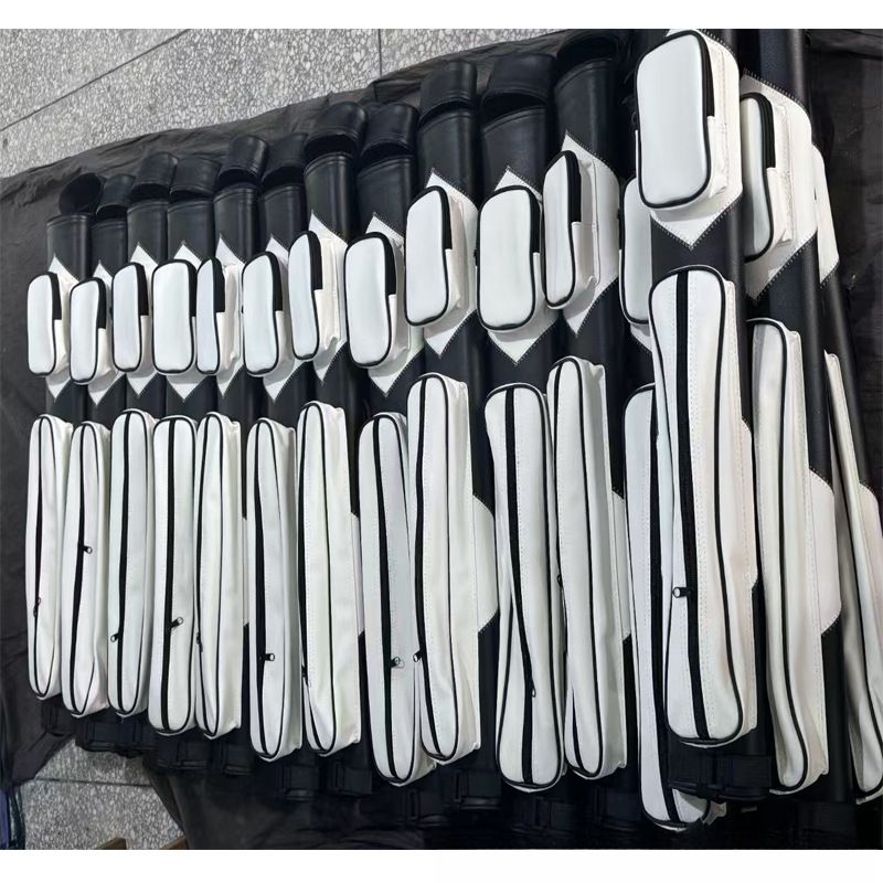 1/2 Nine Ball Split Storage Oval/Square 4-Hole Foam/Plastic Billiard Cue Case_voghion.com