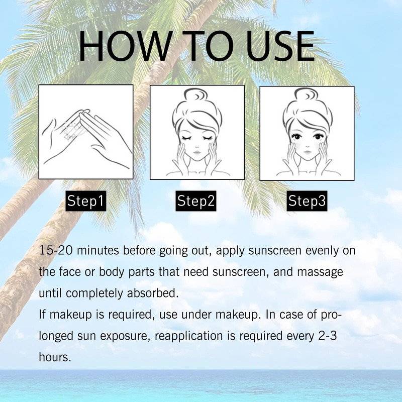 QLZHANFU Sunscreen Cream Isntree SPF50+ PA++++ Gel Isolation Lotion For Men Women Moisturizing Whitening Waterproof Refreshing WaterCream_voghion.com