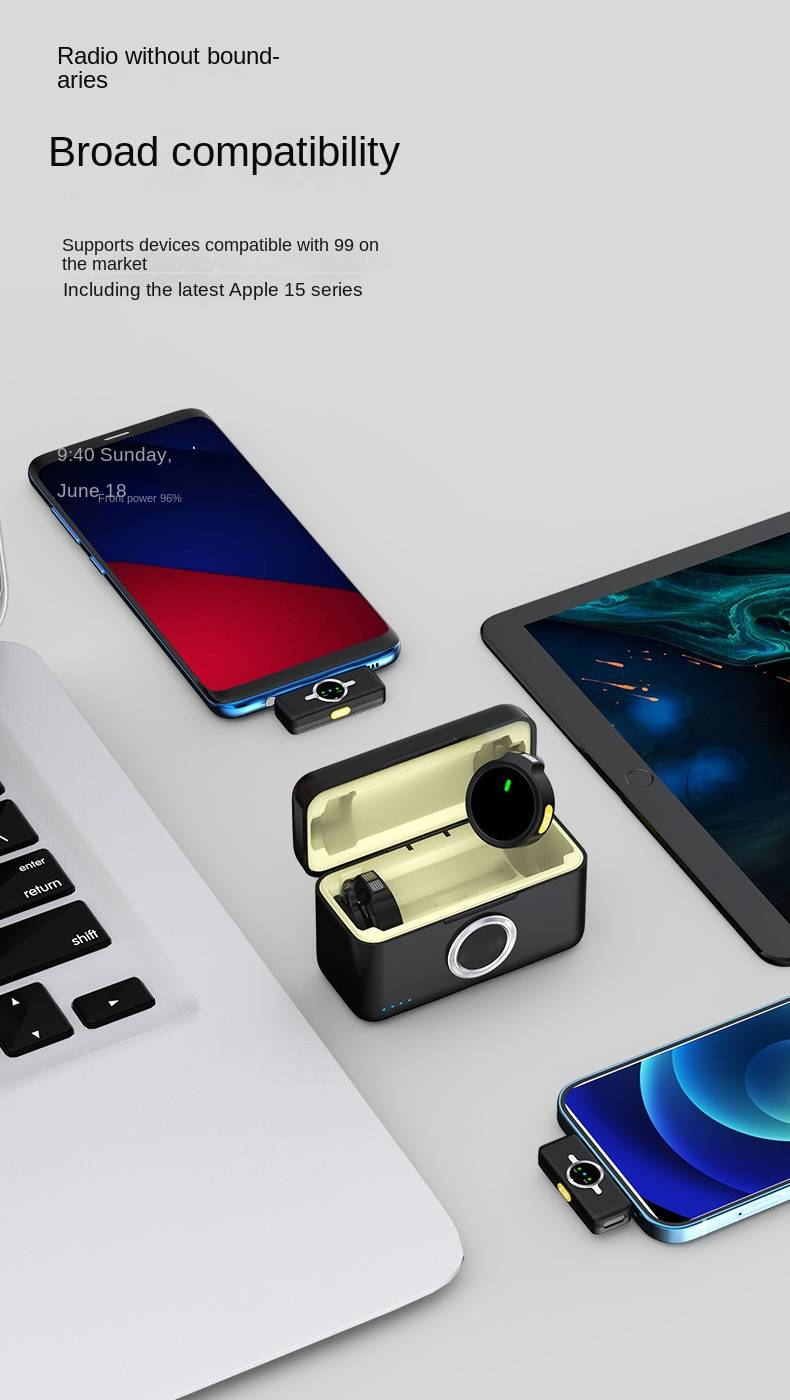 Neu Taste drahtlose kragen mikrofon live radio professionelle noise reduktion mikrofon mikrofon_voghion.com