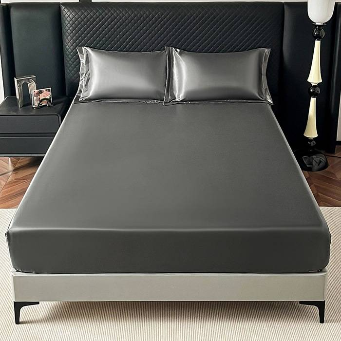 Set di lenzuola da letto, 3 pezzi, lenzuolo con angoli e federe per letto matrimoniale king size, di lusso, con trama a 1200 fili, antipiega, traspirante e morbido._voghion.com