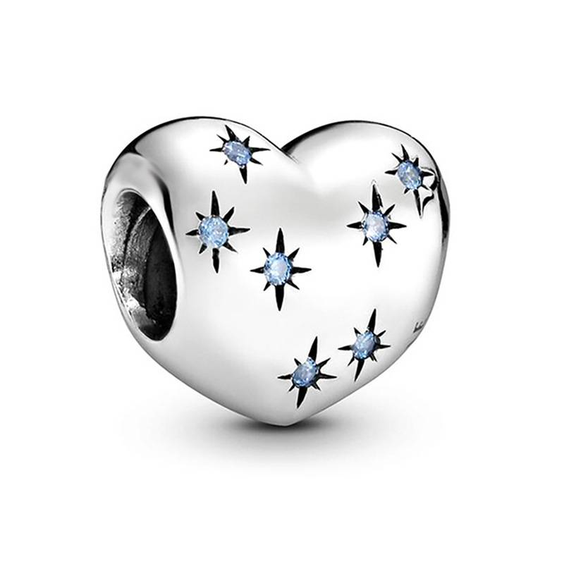 Classico ciondolo azzurro chiaro in lega a forma di barca a vela con piuma d'amore, perline, componenti e accessori per gioielli fai da te_voghion.com