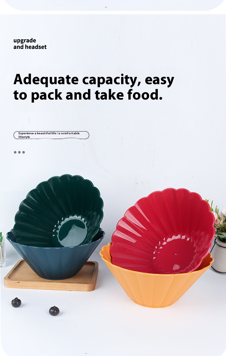 Moderne, minimalistische Teller aus PP-Kunststoff – stapelbares Geschirrset für den privaten und gewerblichen Gebrauch (5 Farben)_voghion.com