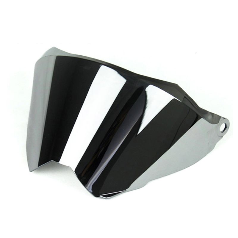 WLT 128 Motorcycle Helmet Visor - Anti-Fog, High Clarity, UV Protection, Scratch Resistant (Smoke, Silver, Tinted, Clear Options)_voghion.com