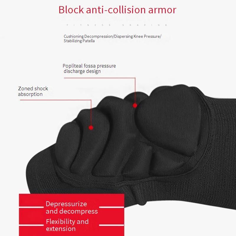 LDTY Verdikte antibotsingskniebeschermers voor volleybal, dans, fietsen, voetbal en sport - Ademend en beschermend (paar, meerdere maten en kleuren)_voghion.com