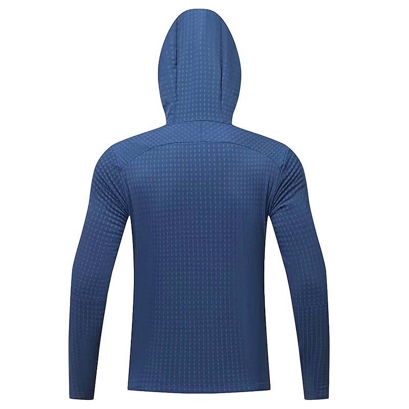 KOOSSOASIS Herren-Sportjacke, elastische, schnelltrocknende Oberbekleidung für Frühling und Sommer, Outdoor-Lauf-Fitness-Trainingsoberteil, Kapuzen-Sweatshirt-Cardigan._voghion.com