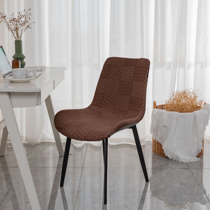 Coprisedie elastici, coprisedie universali per sedie da pranzo, antiscivolo, spessi, design scandinavo moderno per tutte le stagioni_voghion.com