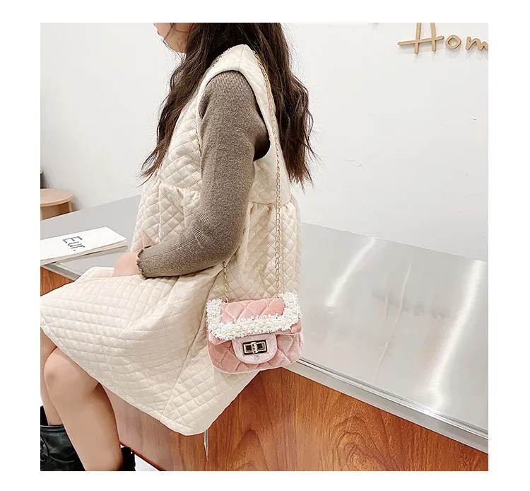 Mochilas para niñas, de invierno, de color liso, minibolsos cruzados de tela vaquera para mujer, bolso de hombro tipo mensajero, monederos para niños y_voghion.com