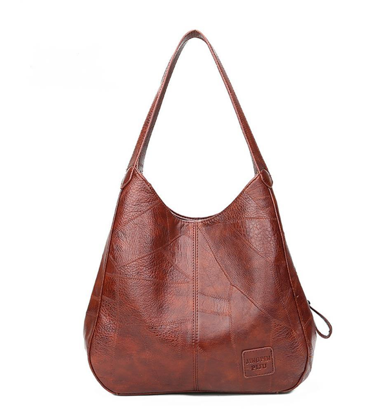 Nuova semplice borsa tote bag a tracolla inclinata a spalla singola in morbida pelle Lady Bag Fashion borsa per madre_voghion.com