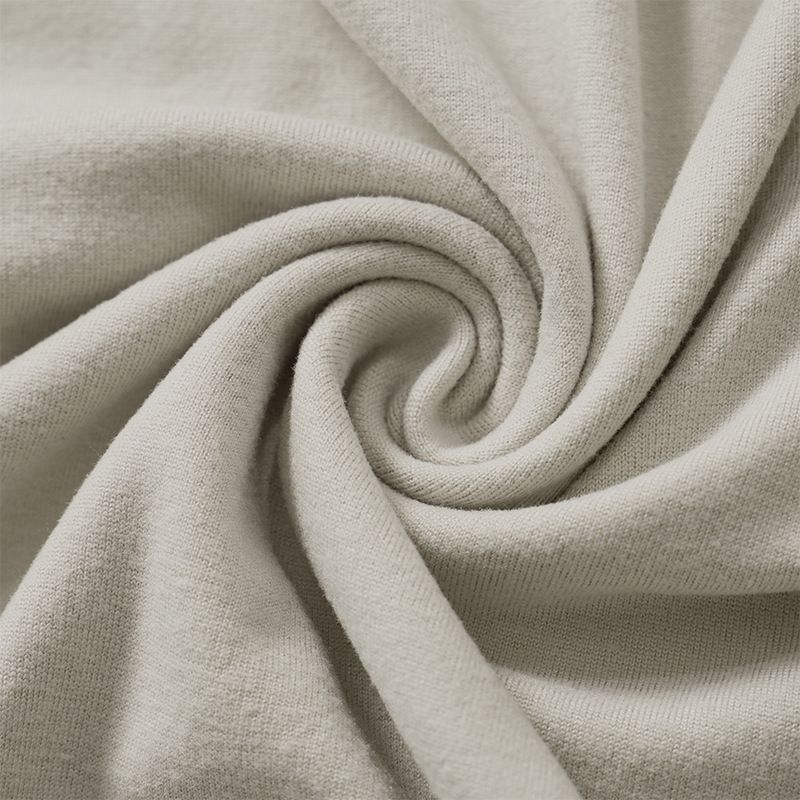 Abito da donna alla moda, a maniche corte, aderente, con scollo rotondo, tinta unita_voghion.com