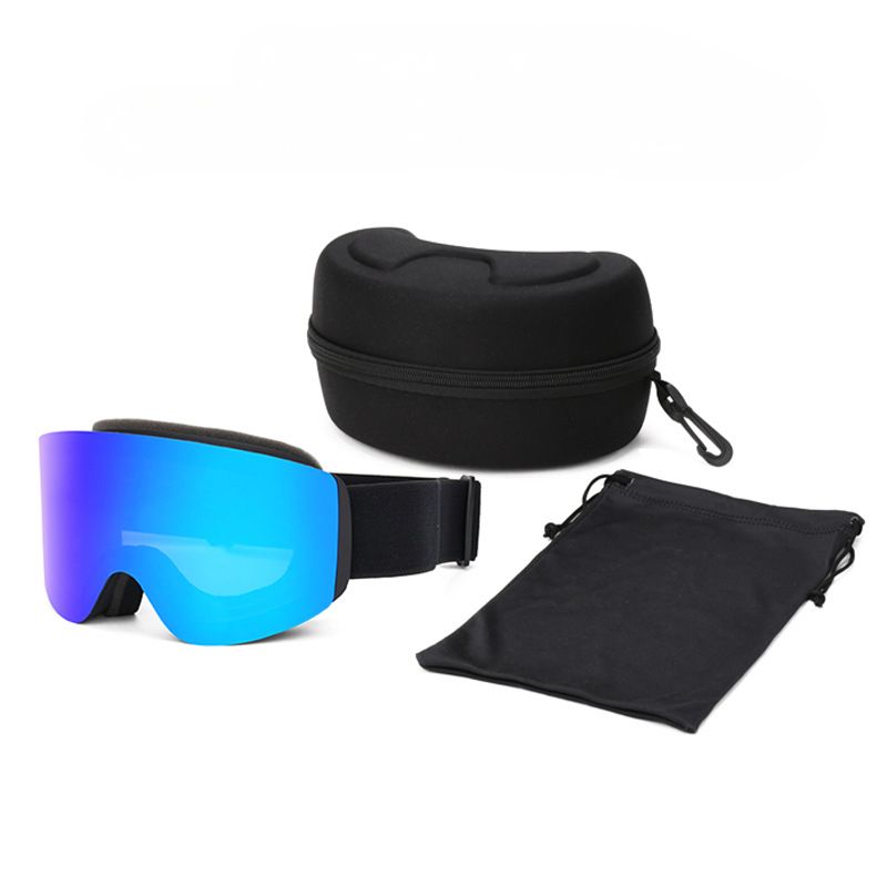 Magnetic Double Layer Anti-Fog Outdoor Sports Snow Mountaineering Ski Goggles_voghion.com