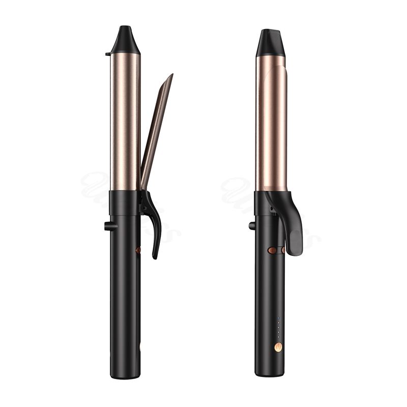 Fer à friser automatique 32 mm, très populaire, pour cheveux lisses et bouclés, sans danger pour les cheveux ondulés, multifonction_voghion.com