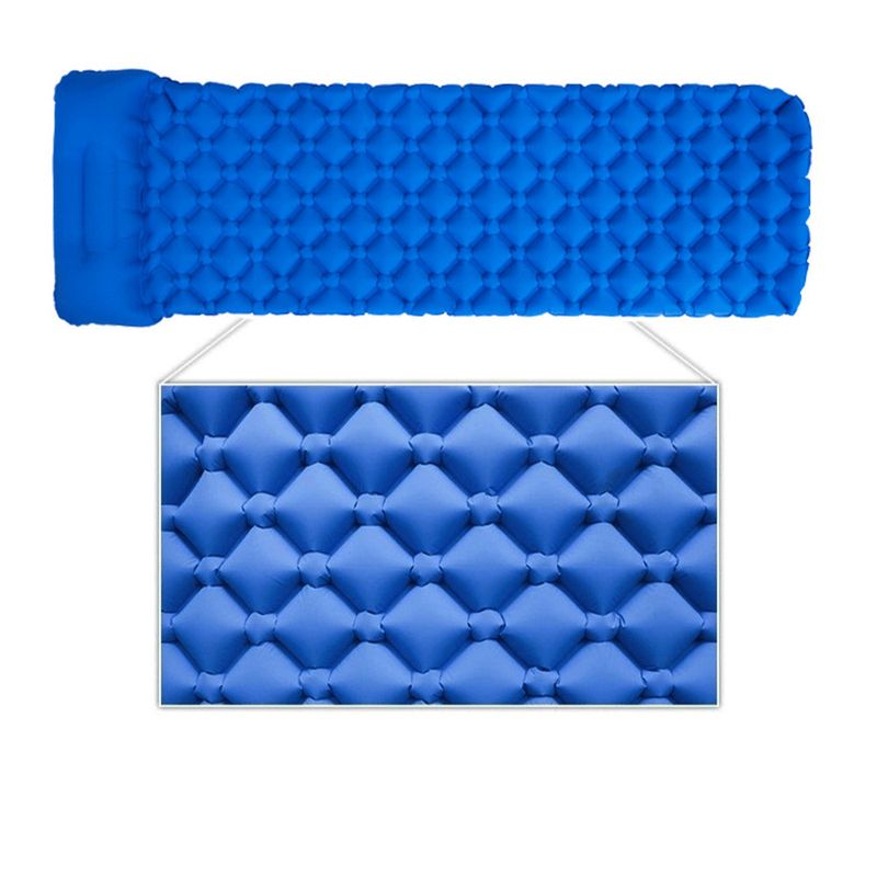 Tapis gonflable ultra-léger en TPU en forme de diamant pour tente de camping, tapis portable et résistant à l'humidité_voghion.com