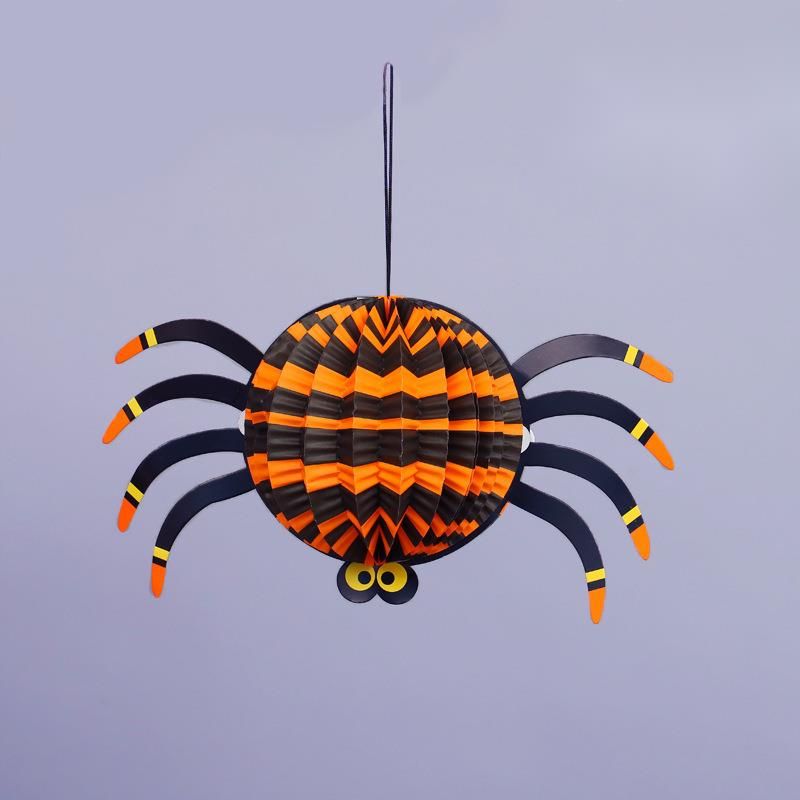 Forniture per decorazioni di Halloween, oggetti di scena, allestimento di scene, fantasmi, streghe, ragni, decorazioni sospese, zucche, lanterne di carta_voghion.com