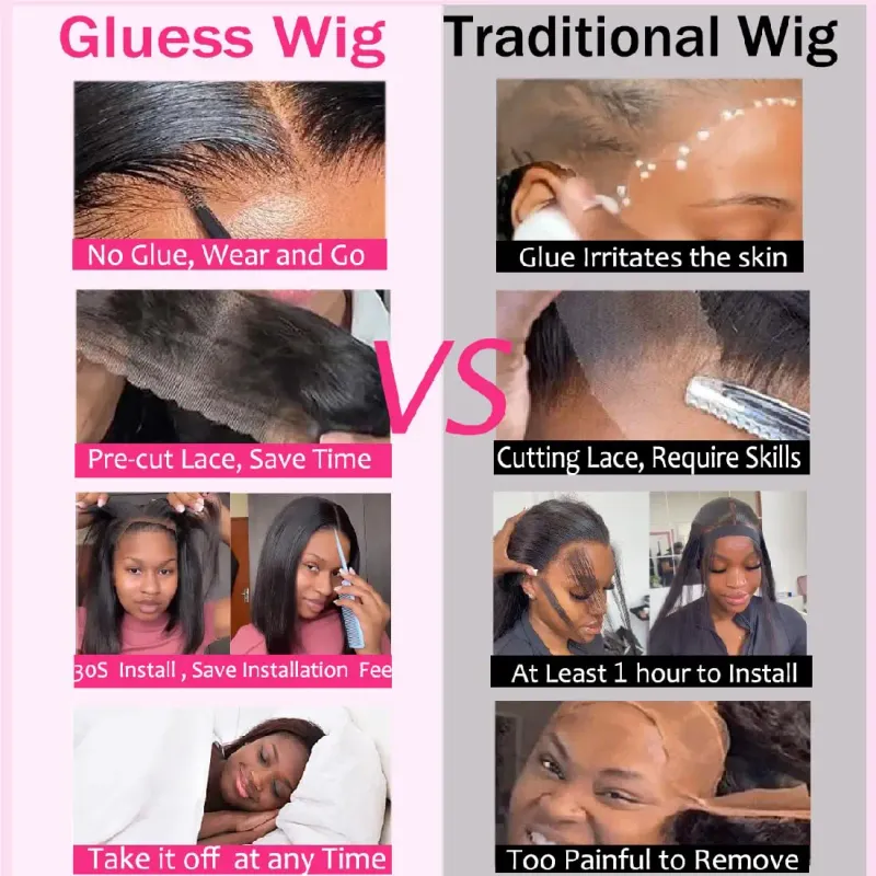 Bob Ginger Lace Front Wig Human Hair Color #350 Pre Plucked Glueless 6x4_voghion.com