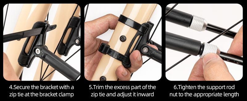 Garde-boue de vélo ROCKBROS, disponible pour l'avant et l'arrière, avec fixation rapide, adapté aux roues de 27,5 pouces_voghion.com