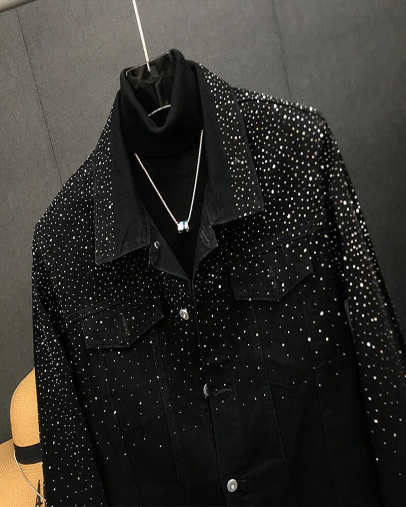 Herrenbekleidung Starry Sky Hot Diamond Jacke High-End-Jacke Neue Herrenoberteile_voghion.com