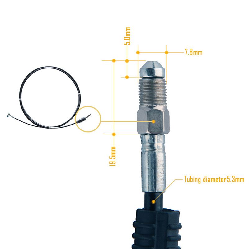 Kofferhülse Hydraulikrouer Olivenholz Bremsschlauch Ebike Deeler Elektro-Vëlo Accessoiren Uelegnadel Fir XOD 250cm_voghion.com