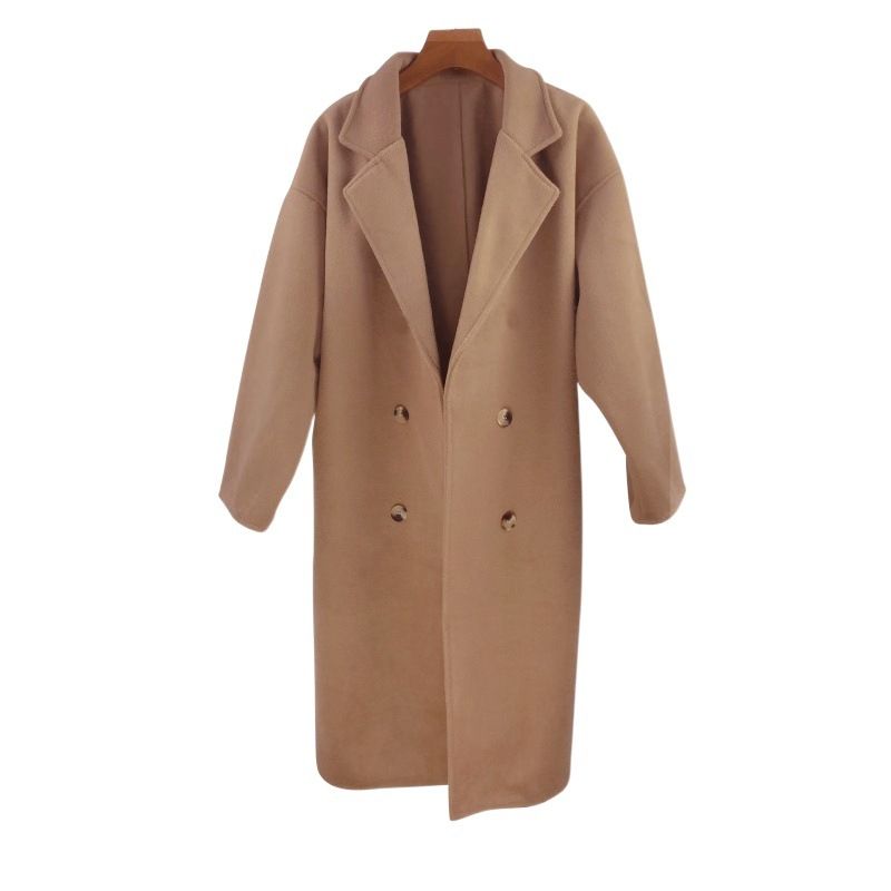 Cappotto di lana da donna, cappotto di lana nuovo per autunno e inverno per figure minute, stile Hepburn, stile coreano_voghion.com