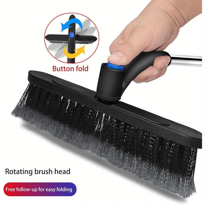 Detachable No Ice Car Ice Ergonomic Trucks For Snow With Car Foam SUV Scraper Extendable Scraper 3in1 Gri Scratch Brush Inch 26_voghion.com