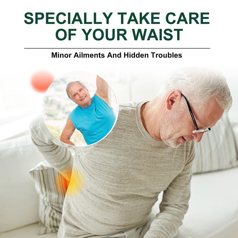 XIMONTH Artemisia Argyi Lumbar Patch Relieves Sitting Pain And Lumbar Massage Care To Activate Tendons And Bones_voghion.com