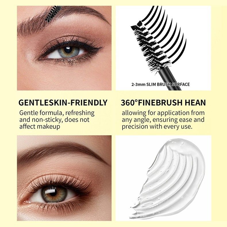 OCHEAL Double-headed Four-pronged Eyebrow Pencil Four-claw Eyeliner Waterproof And Sweat-proof Three-dimensional Wild Eyebrow Glue Setting Liquid_voghion.com