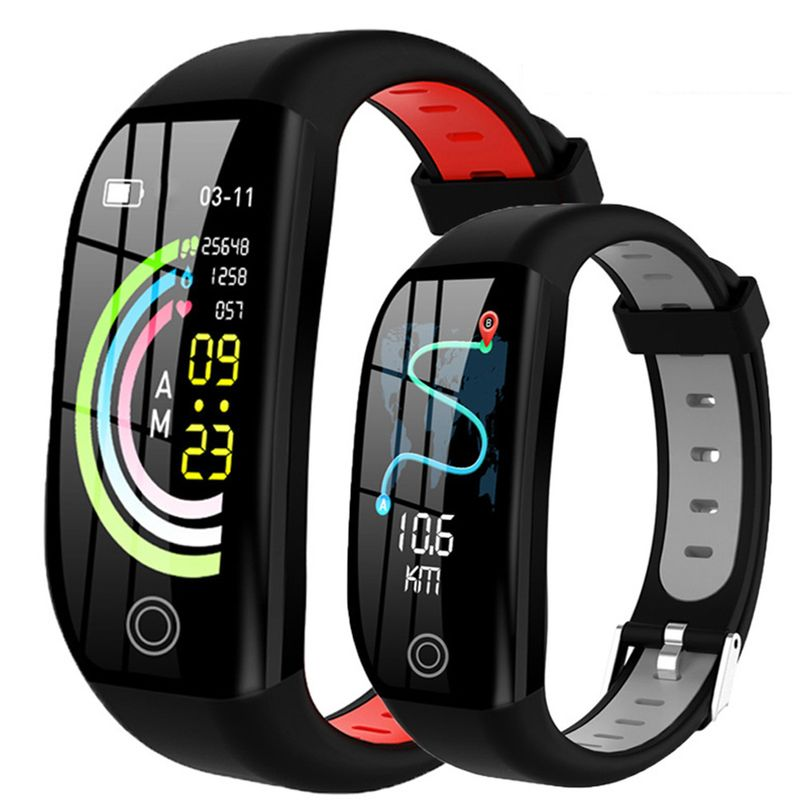 Xinweiqing F21 Colored Screen Heart Rate Blood Pressure Monitor Smart Bracelet_voghion.com