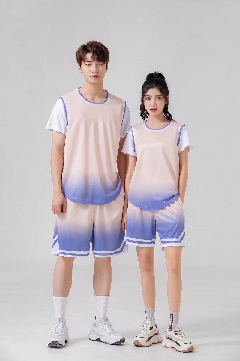 Taobao Short sleeved Basketball Suit Set for College Students Competition Jersey Men's and Women's Printed Team Uniform_voghion.com