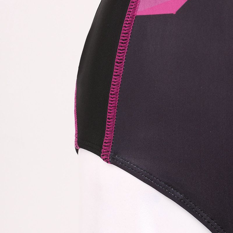 Nuevo traje de baño de competición europeo y americano para mujer. Bañador deportivo de una pieza ajustado con estampado de rayas._voghion.com